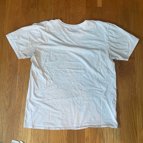 White Hurley Graphic tee with ocean and palm trees - Picture 2 of 2